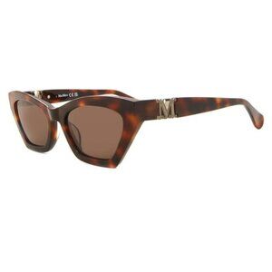 NEW MAX MARA SUNGLASSES MM0057 52E HAVANA WOMEN EYEWEAR